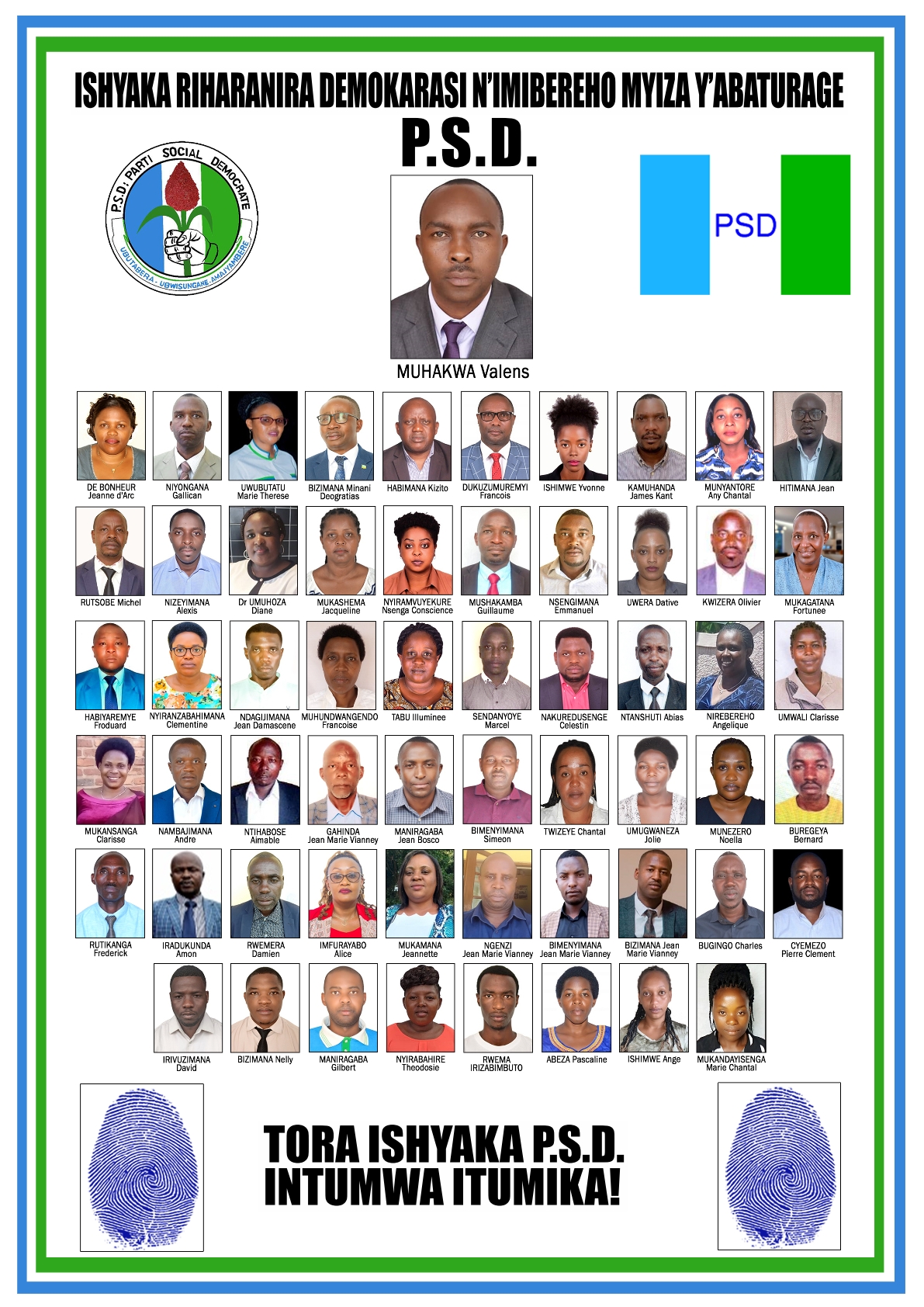 Sobanukirwa Intego n’Ibiranga Ishyaka  PSD