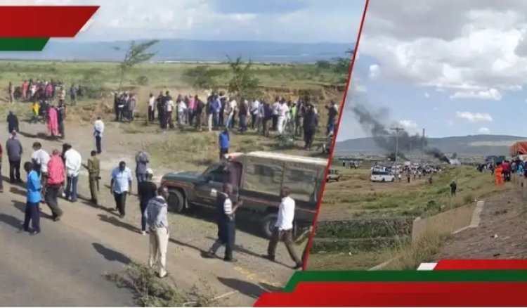 Kenya: Imodoka yagonze intama 40, umupolice uje gutabara ahasiga akaboko n’imbunda