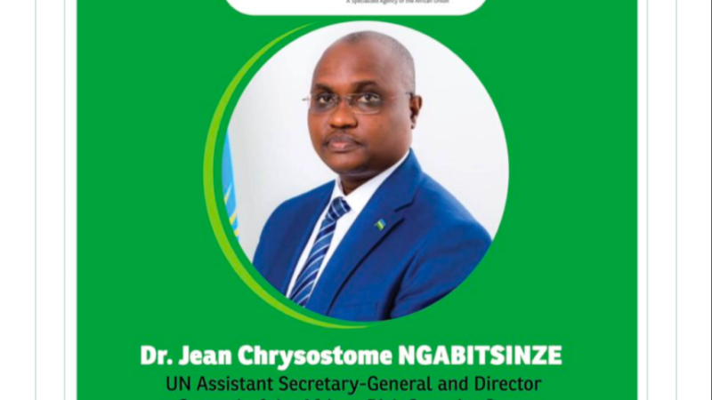 Dr Ngabitsinze yatorewe kuba umunyamabanga mukuru wungirije muri UN