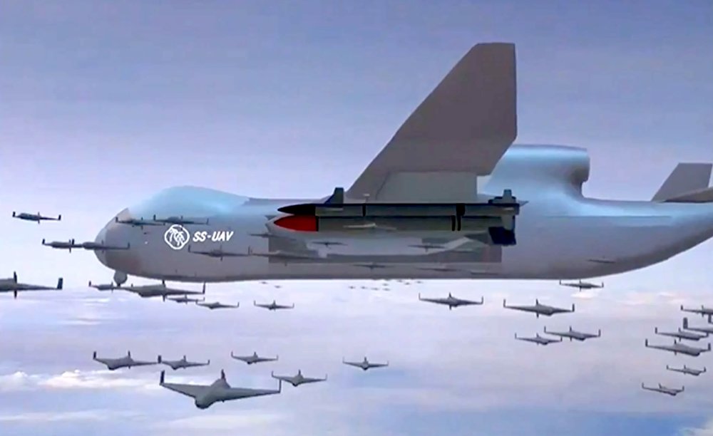 U Bushinwa bugiye gushyira hanze drone  ishobora gutwara izindi zirenga 100