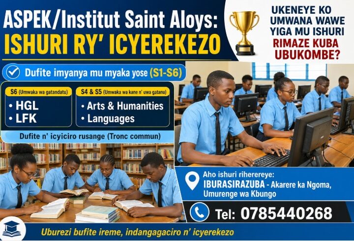 ASPEK/ISA: Ishuri ry’indashyikirwa rivugwa imyato n’abaryisunze kuva 1986 kugeza nubu.   