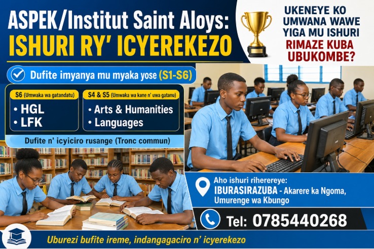ASPEK/ISA: Ishuri ry’indashyikirwa rivugwa imyato n’abaryisunze kuva 1986 kugeza nubu.   